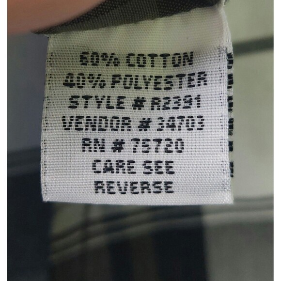 Reclaim Athletic Fit Men's Shirt Button Up~ Long Sleeve~Gray Plaid~Size XL - Picture 8 of 10